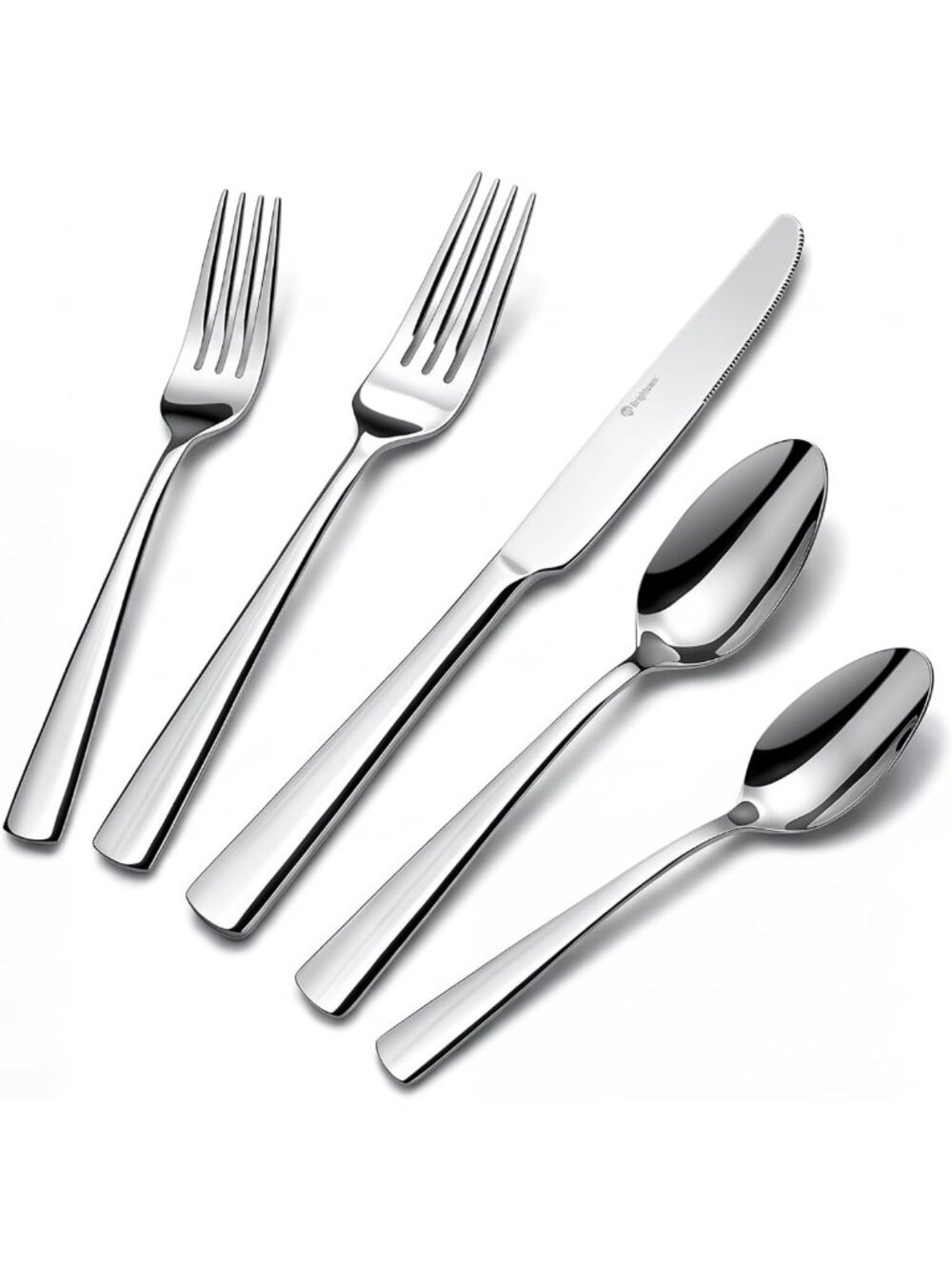 Elegant 45-Piece Stainless Steel Silverware Set for 8 | Durable Kitchen Utensils